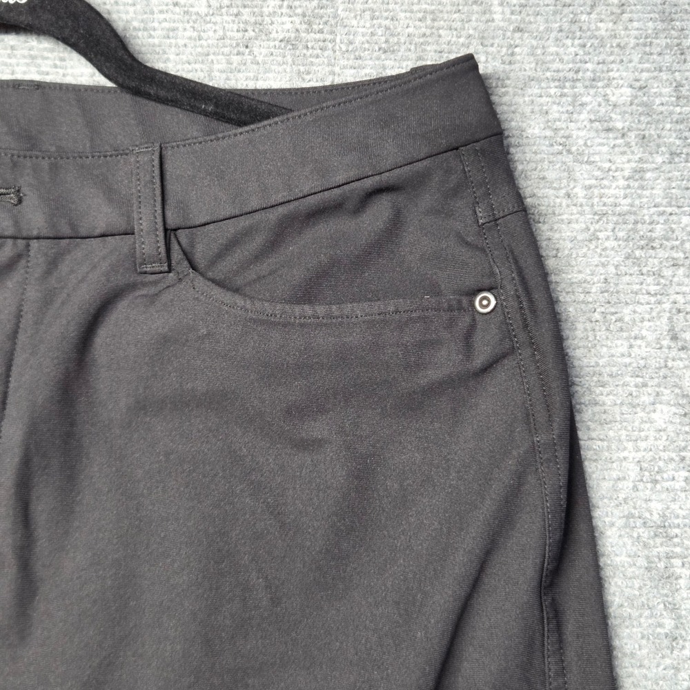 Lululemon Commission Pant Classic 32 Black Charcoal LM5AQMT.0 Mens Pants 32x32 - Picture 4 of 16